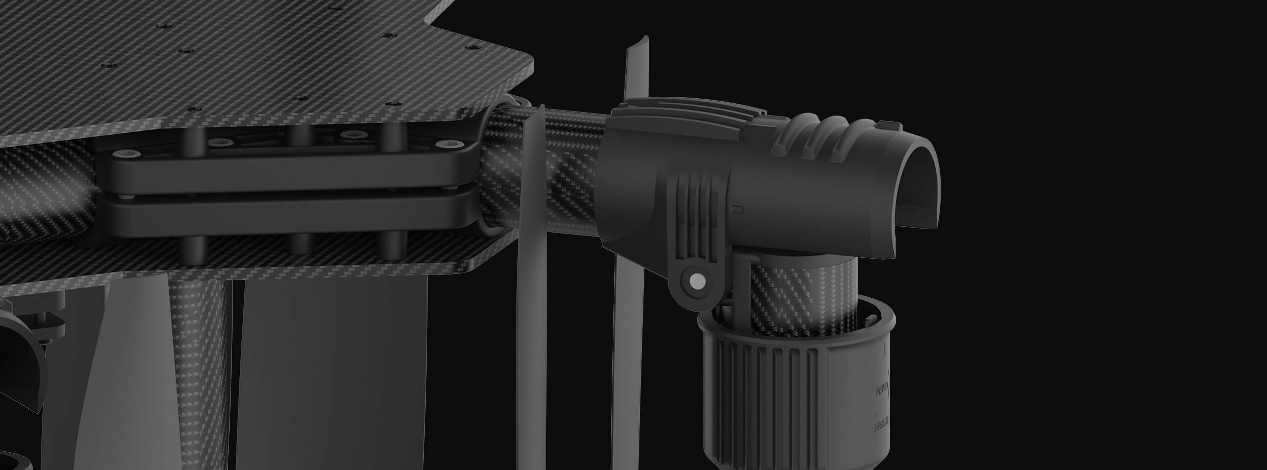 The arm adopts a self-locking quick-release joint