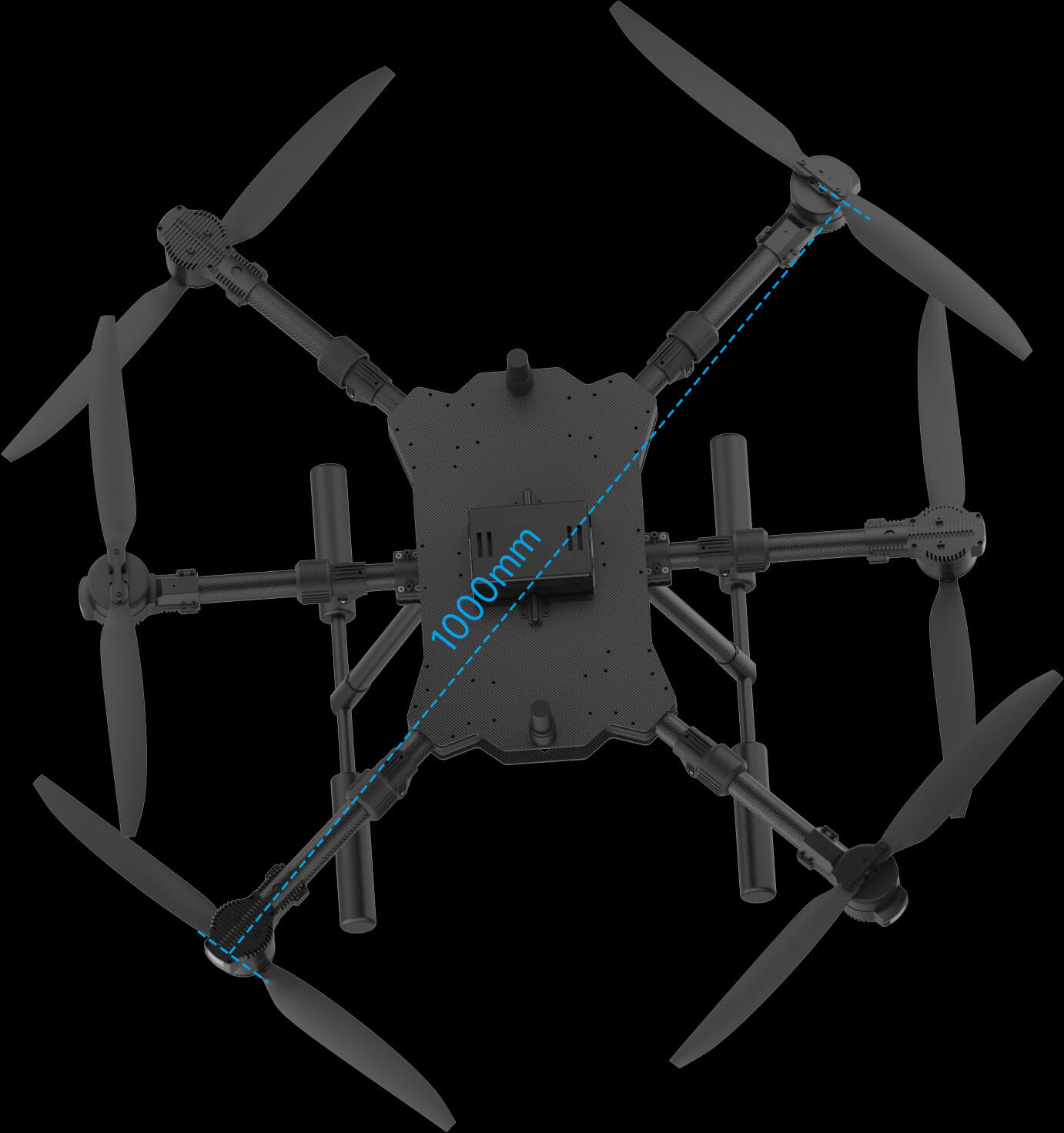 Integrated body frame, lightweight, resilient, and stable.