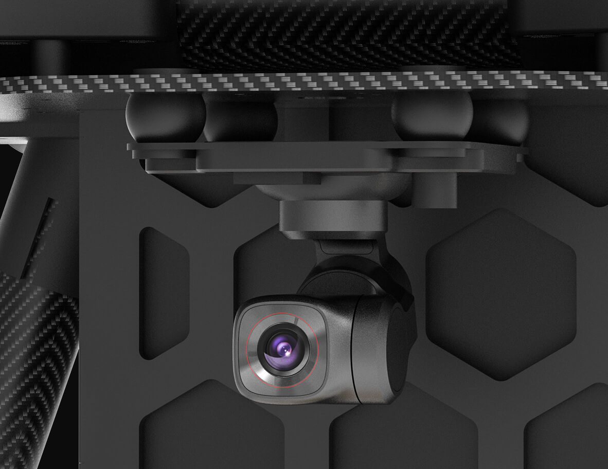 FPV gimbal camera as standard
